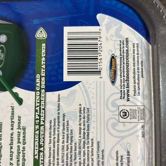 NWT Bicycle Blackjack electronic pocket game - Picture 6 of 6